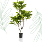 Kunstplant - Ficus Carica - Vijgenboom - 95 cm - Forest Plants
