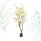 Kunstplant - Prunus - Kersenbloesem - Wit - 210cm - Forest Plants
